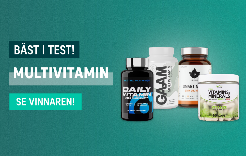 Vilket Multivitamin är bäst? Här hittar du Multivitamin bäst i test 2024 - Se vinnare!
